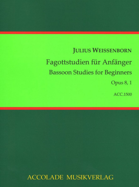 Fagottstudien für Anfänger op.8,1