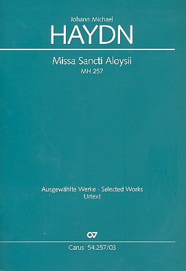 Missa Sancti Aloysii MH257