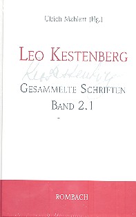 Gesammelte Schriften Band 2,1
