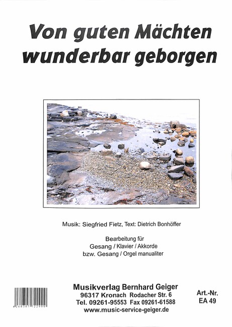 Von guten Mächten wunderbar geborgen