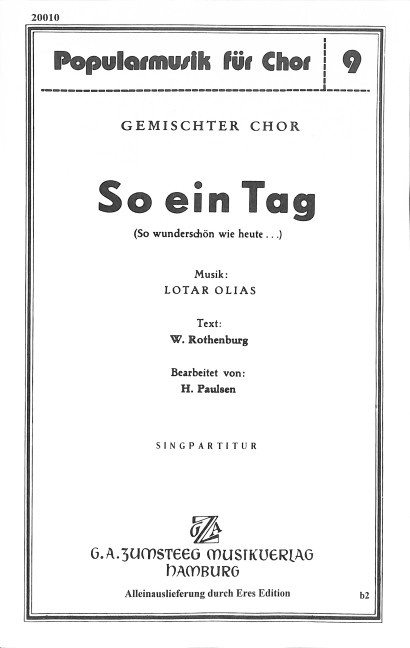 So ein Tag so wunderschön wie heute