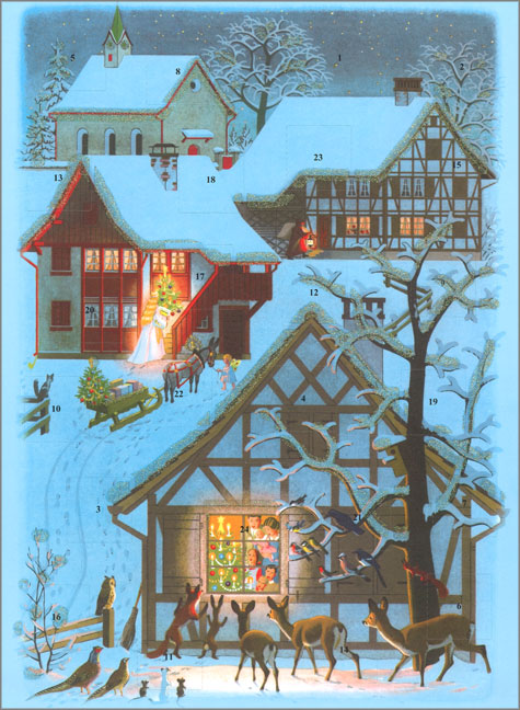 Adventskalender Chömed Chinde mir wänd singe