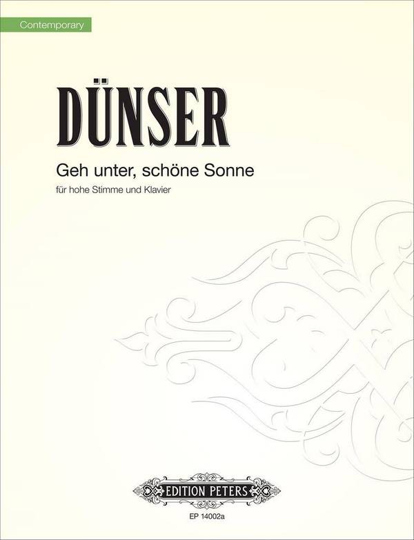 Geh unter schöne Sonne