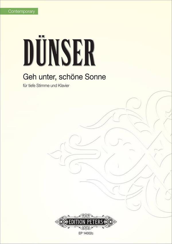 Geh unter schöne Sonne