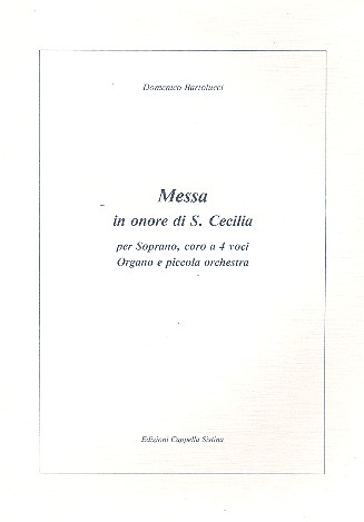 Messa in onore di S. Cecilia
