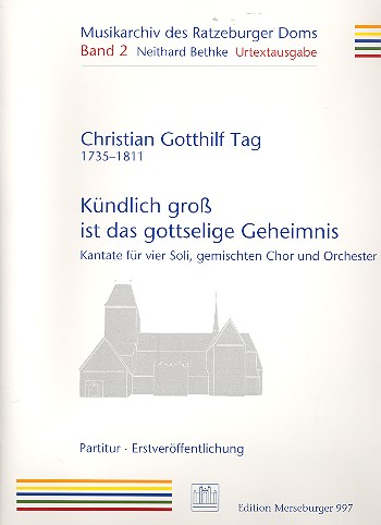 Kündlich groß ist das gottselige Geheimnis