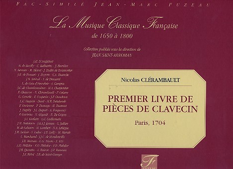 Pièces de clavecin livre 1