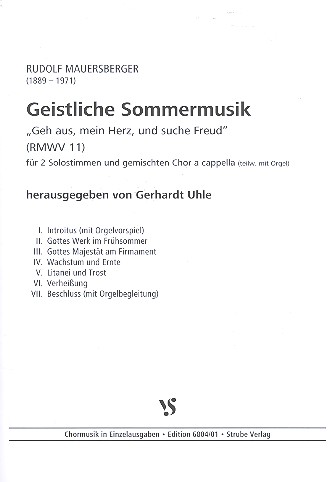Geistliche Sommermusik (RMWV 11)