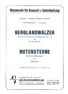 Notensterne  und  Berglandwalzer