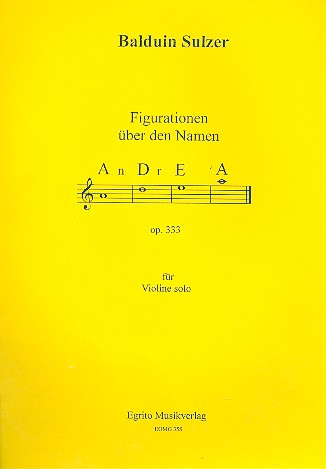 Figurationen über den Namen AnDrEA op.333