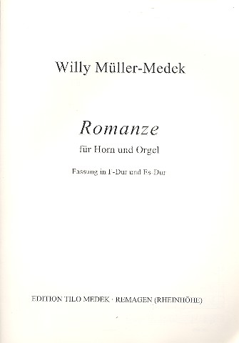 Romanze (Fassung in F-Dur und Es-Dur)