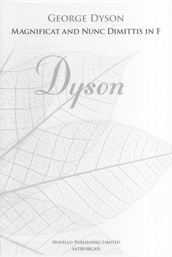 Magnificat and Nunc dimittis in F