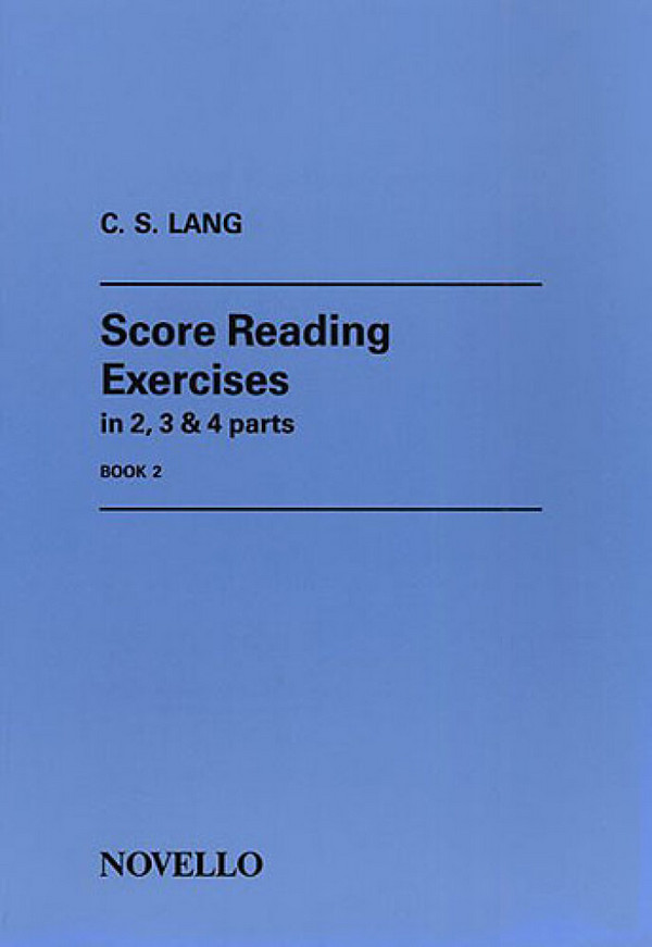 Score reading Exercises in 3 & 4 Parts vol.2