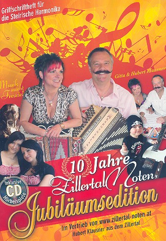 10 Jahre Zillertal Noten - Jubiläumsedition (+CD)
