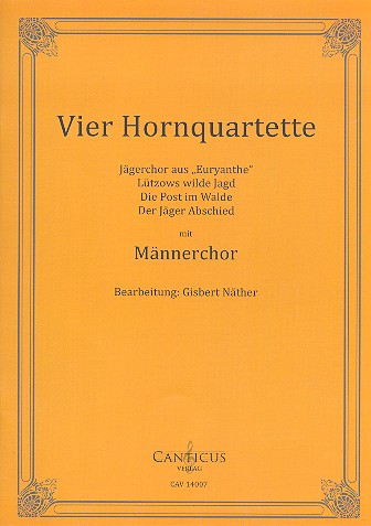 Vier Hornquartette mit Männerchor