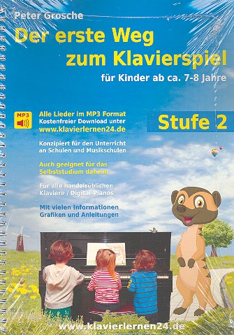 Der Erste Weg zum Klavierspiel Stufe 2 (+download)