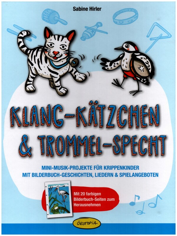 Klang-Kätzchen und Trommel-Specht
