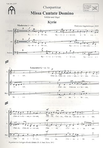 Missa Cantate Domino