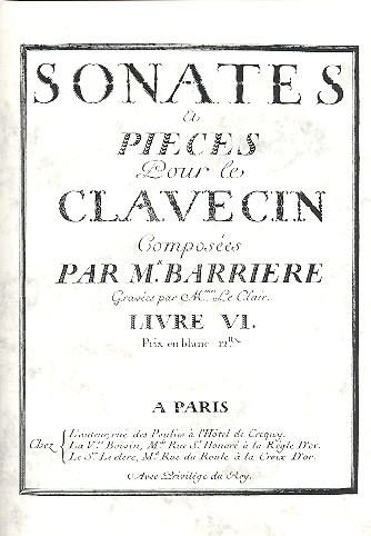 Sonates et pièces op.6