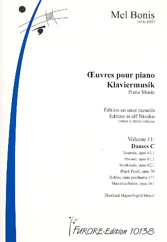 Klavierwerke Band 11: Danses C