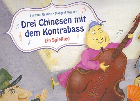 Drei Chinesen mit dem Kontrabass Bildkarten-Set für Kamishibai