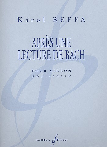 Après une lecture de Bach
