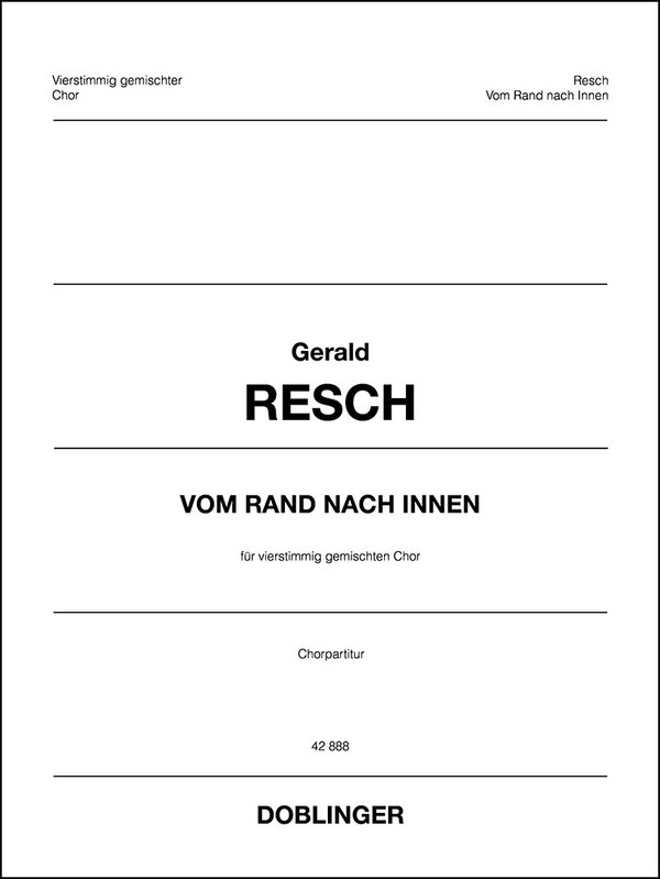 Vom Rand nach innen