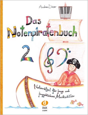 Notenpiratenbuch Band 2 Notenrätsel für junge Klavierspieler
