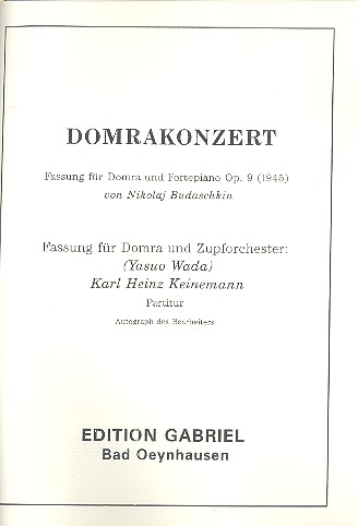 Konzert B-Dur