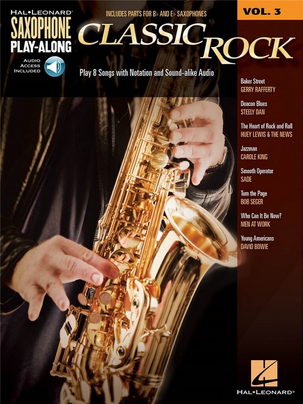 Classic Rock (+Audio Access ): saxophone playalong vol.3