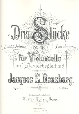 3 Stücke op.2