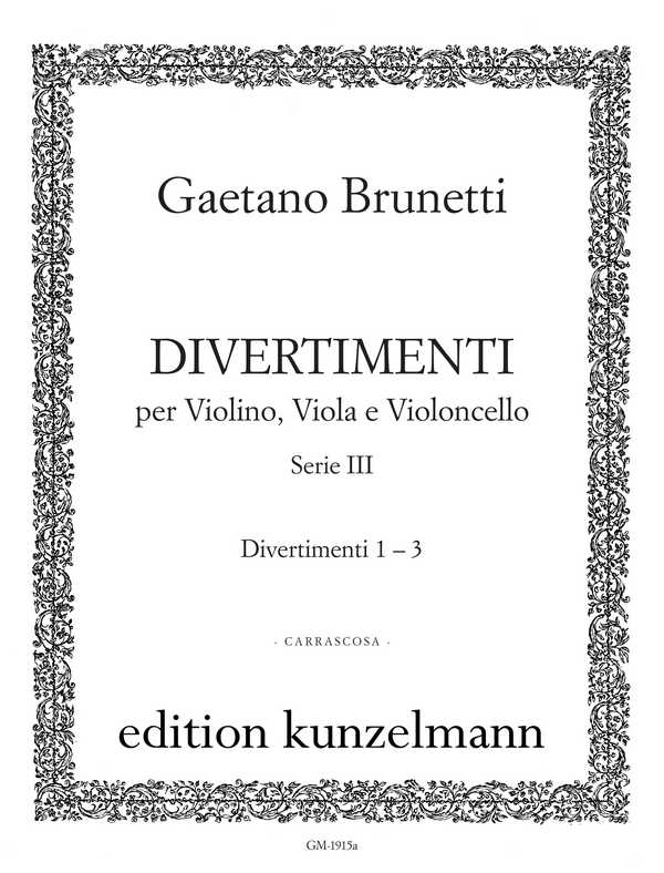 Divertimenti Serie 3 Band 1 (Nr.1-3)
