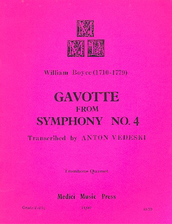 Gavotte from Symphony no.4