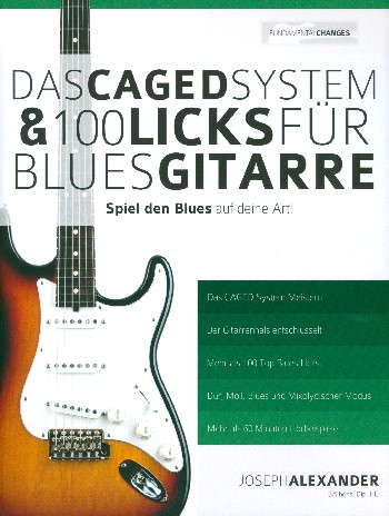 Das CAGED-System und 100 Licks für Blues-Gitarre: