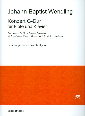 Konzert G-Dur für Flöte und Streichorchester