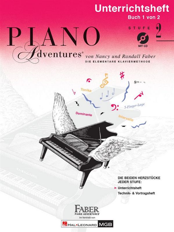 Piano Adventures Stufe 2 - Unterrichtsheft Band 1 (+CD)