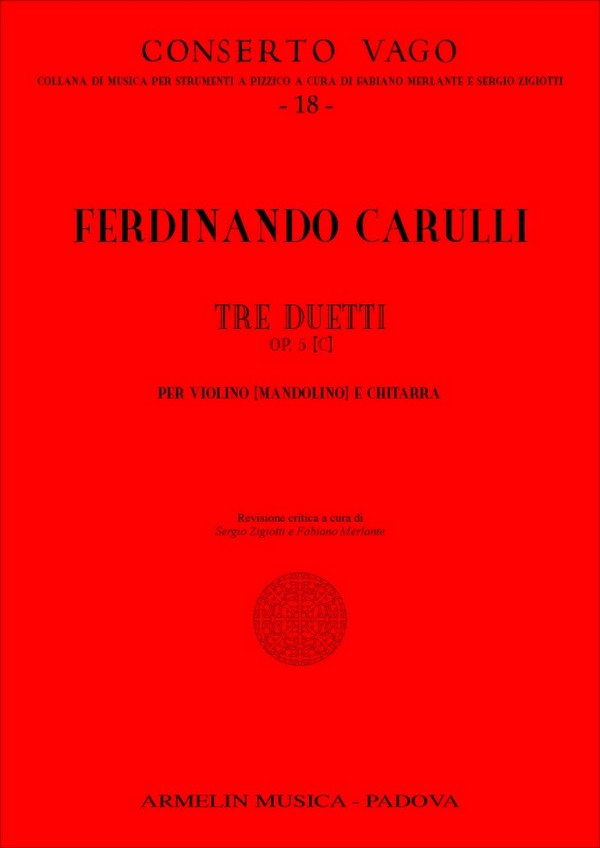 3 Duetti op.5