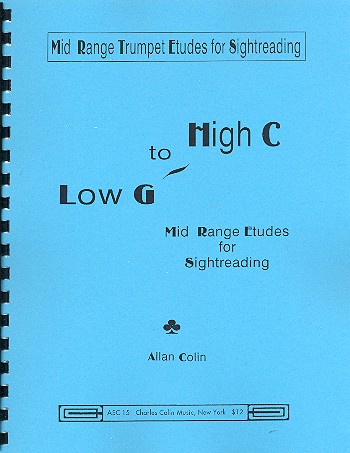Low G to high C - Mid Range Etudes for Sightreading