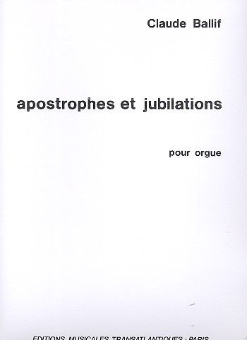 Apostrophes et jublations op.56