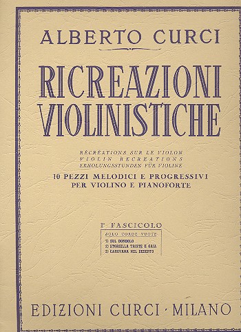 Ricreazioni violinistiche vol.1