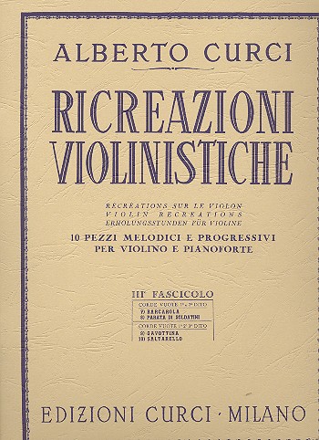 Ricreazioni violinistiche vol.3