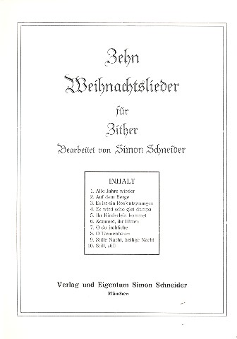 10 Weihnachtslieder