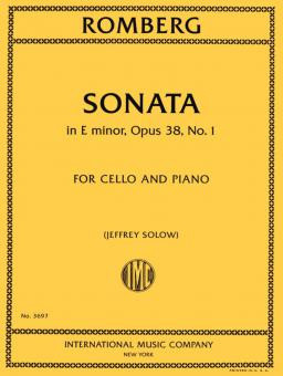 Sonata in e minor op.38,1