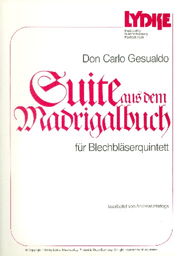 Suite aus dem Madrigalbuch
