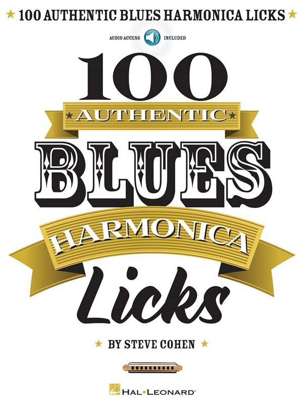 100 authentic Blues Harmonica Licks (+Download Access)