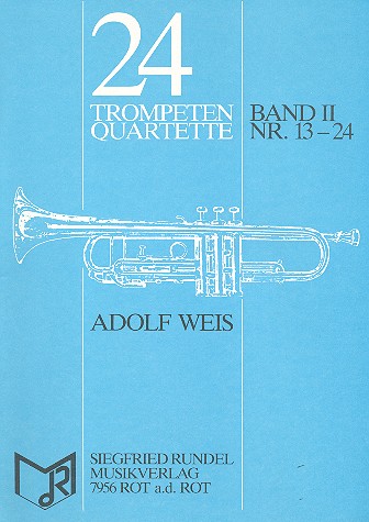 24 Trompeten-Quartette Band 2 (Nr.13-24)