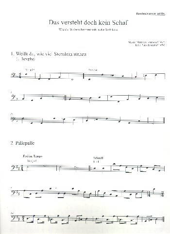 Das versteht doch kein Schaf