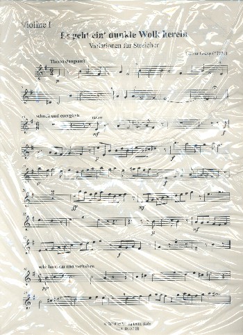 Variationen über Es geht ein' dunkle Wolk herein