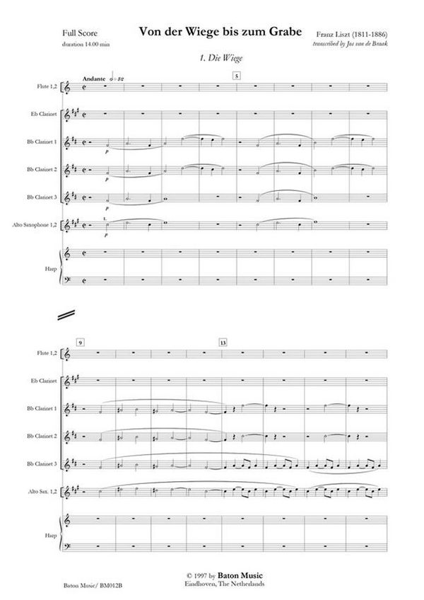 Franz Liszt, Von der Wiege bis zum Grabe