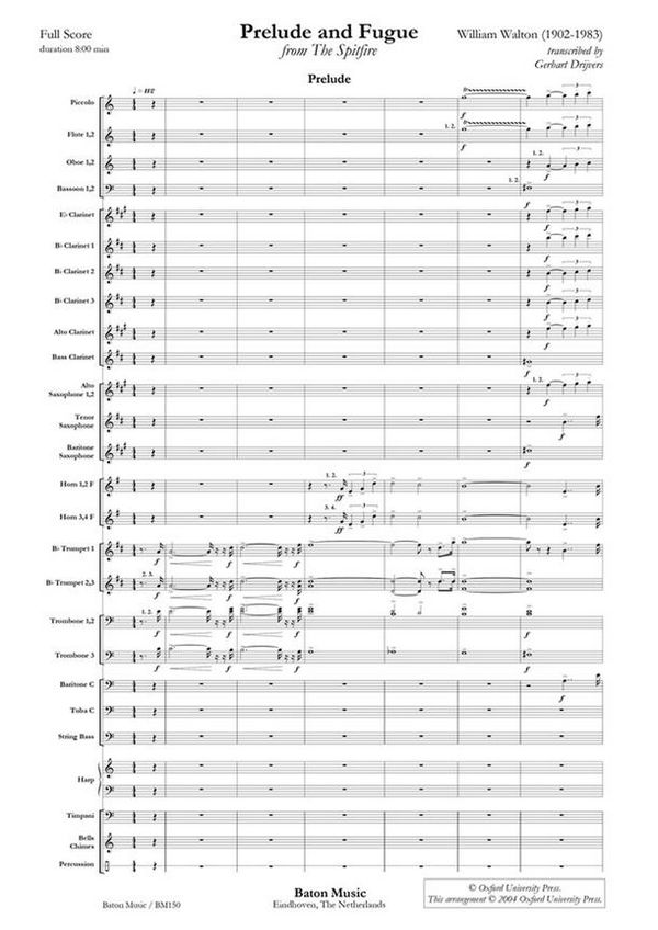 Prelude and Fugue from 'The Spitfire'